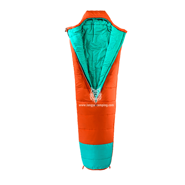 OEM middle open mummy cotton sleeping bag LY-218