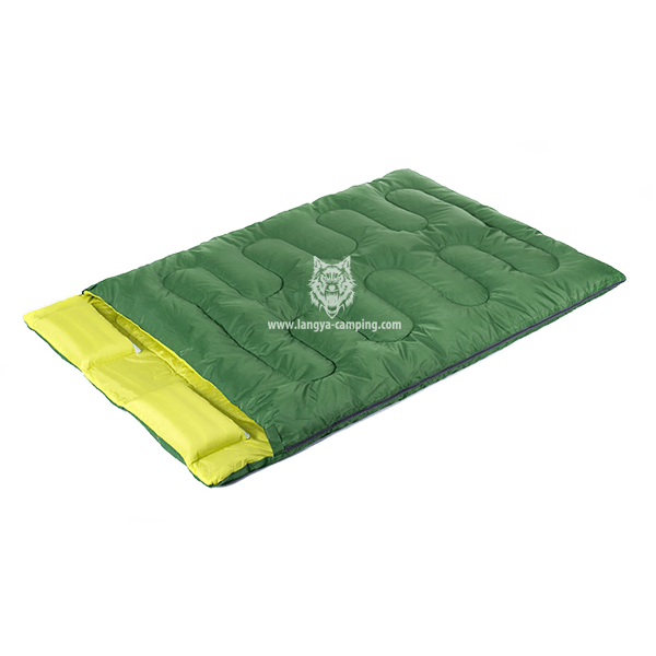 OEM four season king size sleeping bag with pillow LY-779